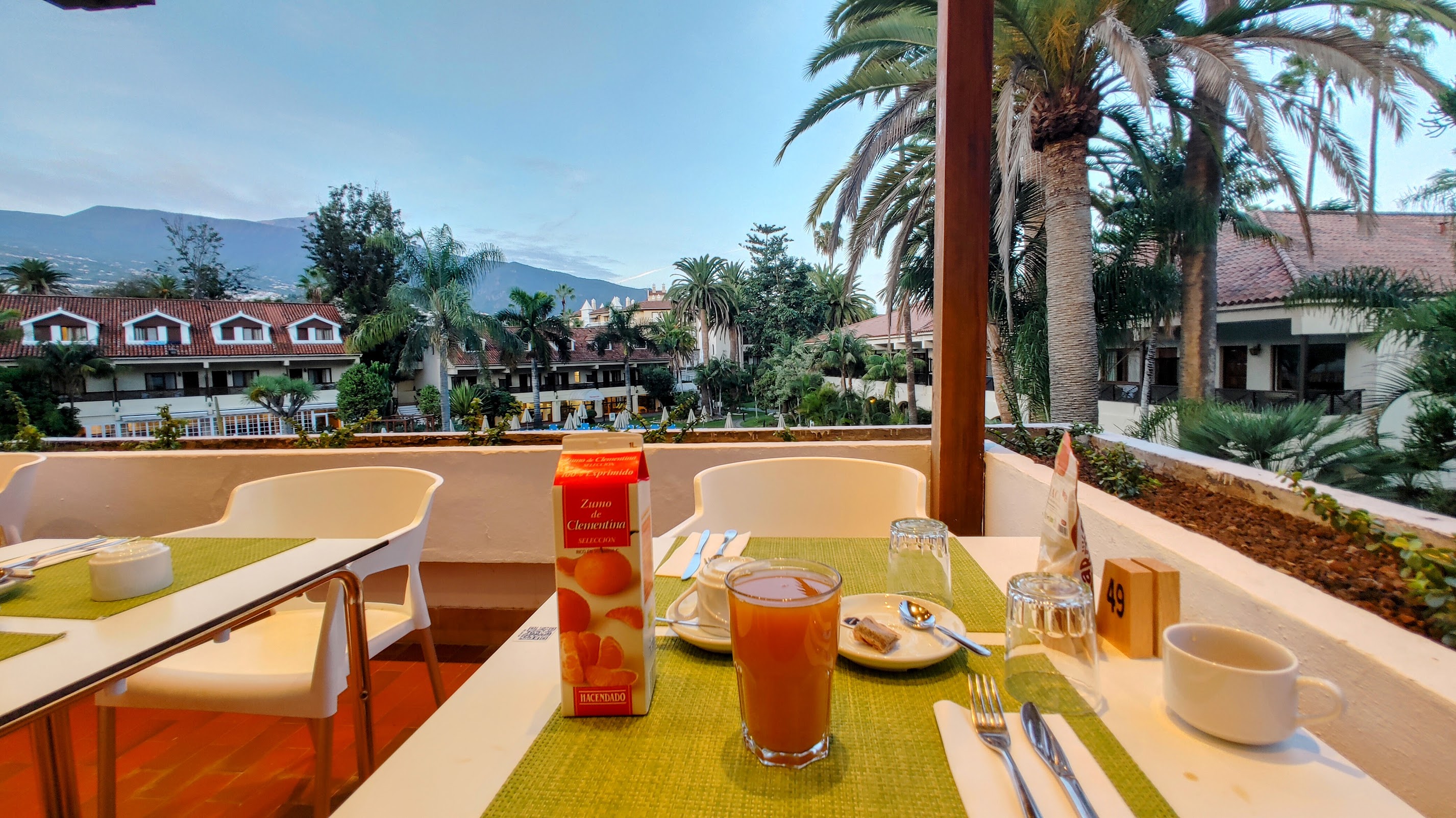 Snídaně na Tenerife