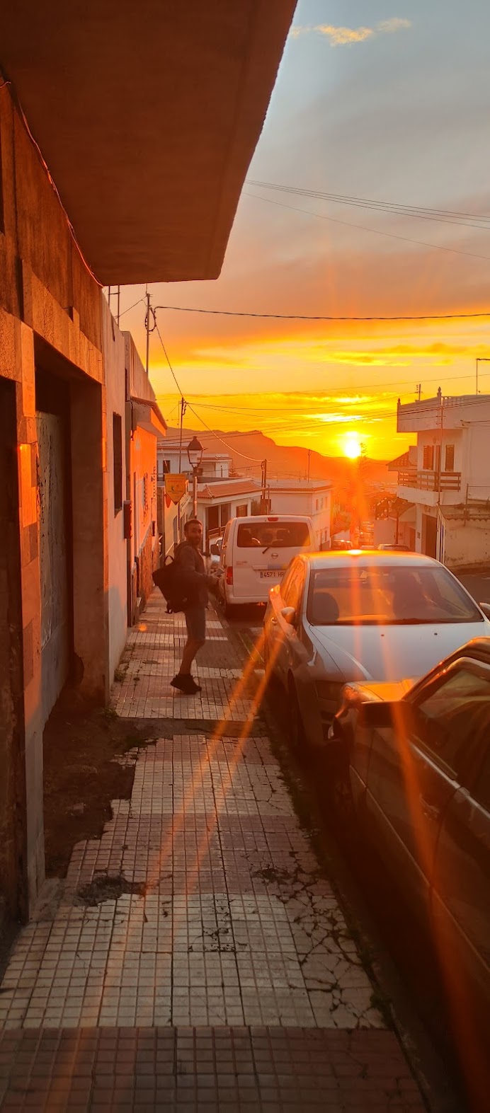 Západ slunce Tenerife oceán