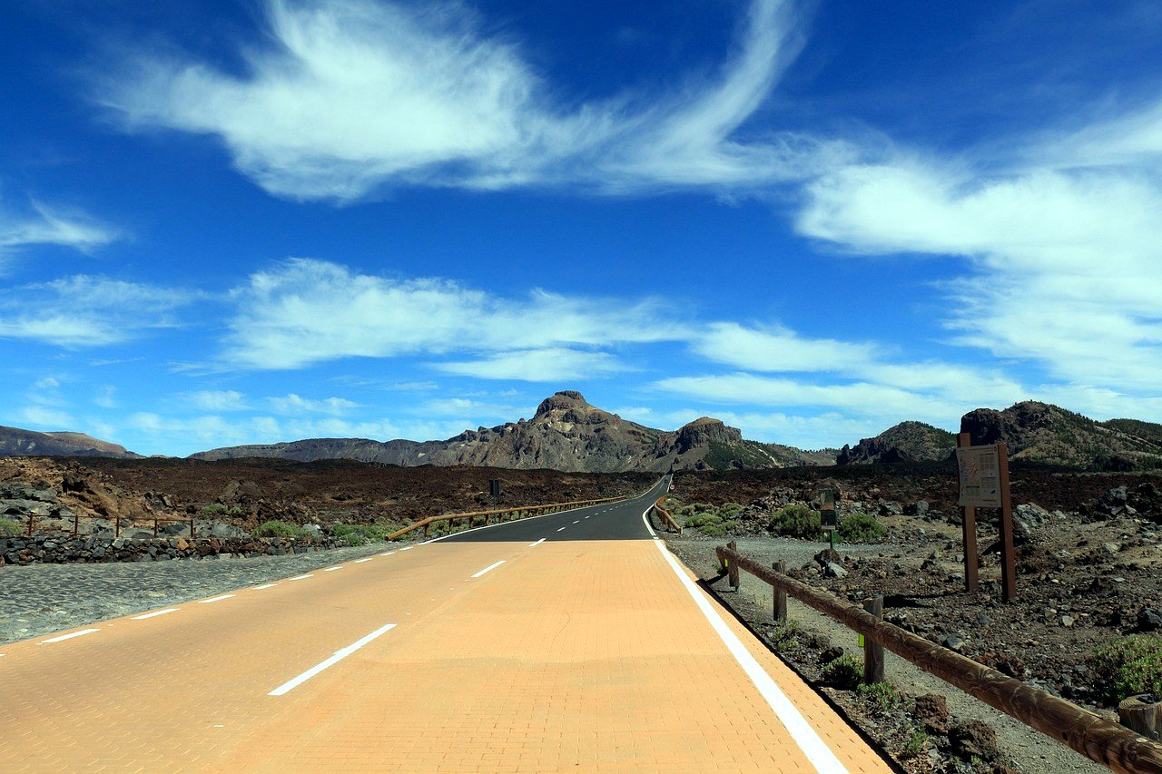 Tenerife krajina silnice