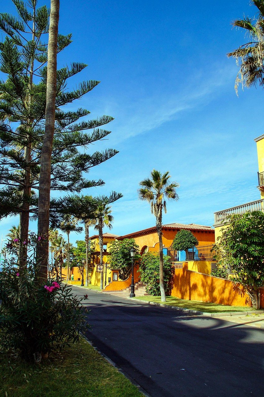 Tenerife krajina silnice