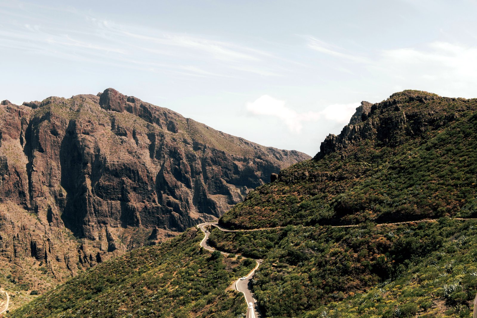 Tenerife krajina silnice