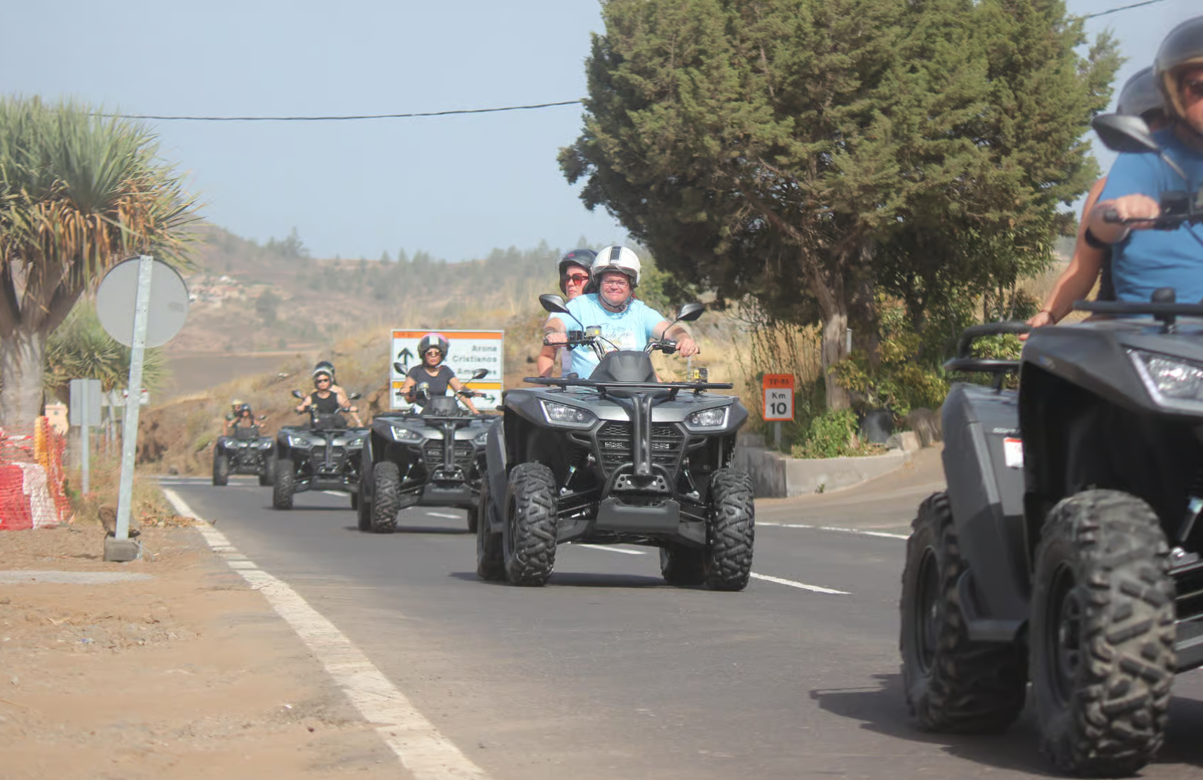 Čtyřkolky Tenerife borovicový les