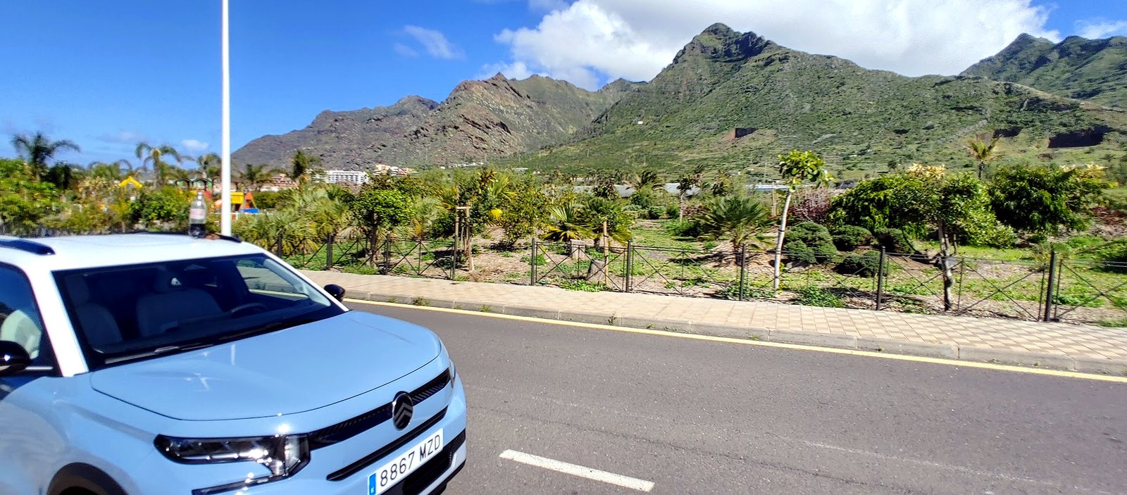 Tenerife silnice hory